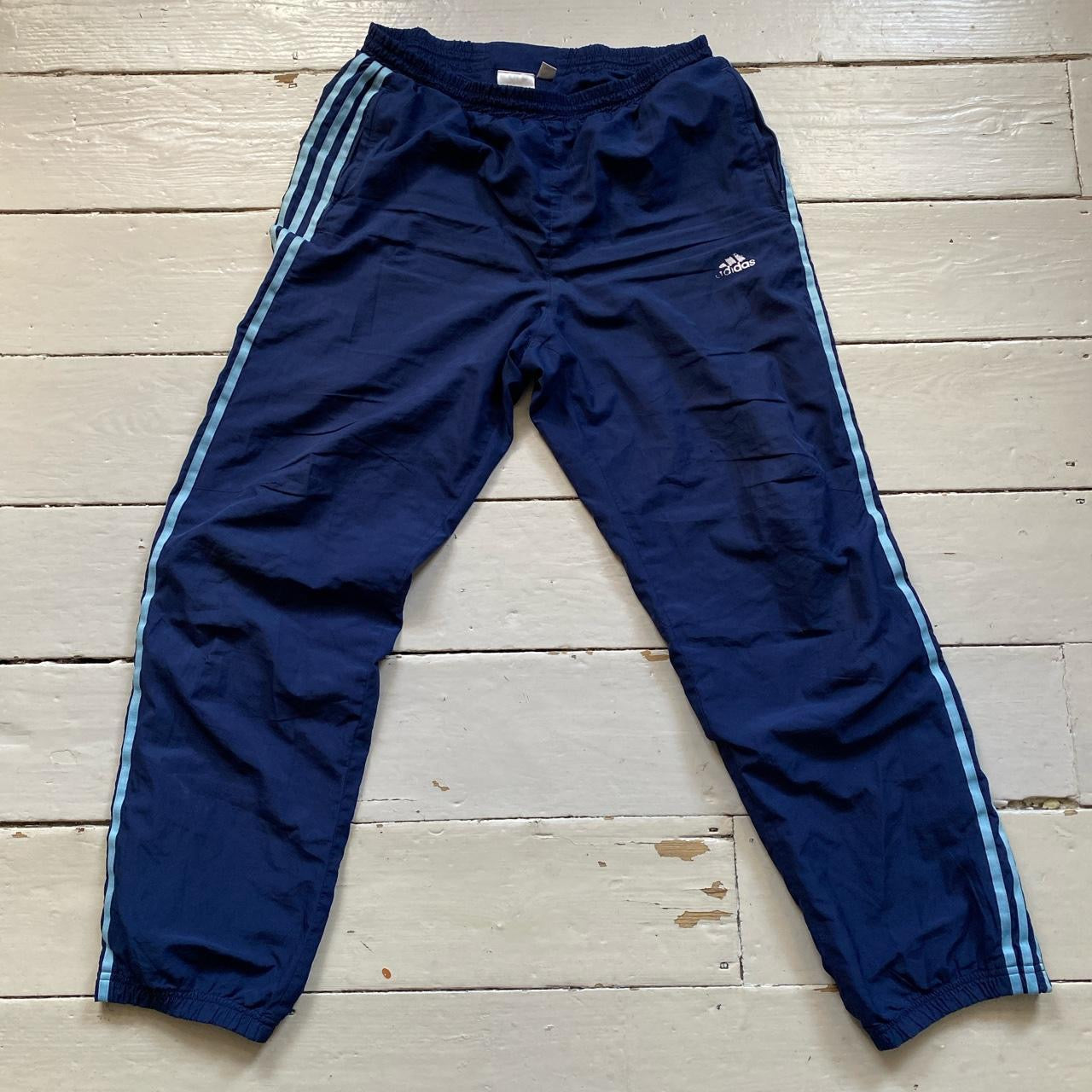 Adidas Navy Shell Bottoms (Large)