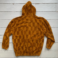 Brown Checked Vintage 90’s Fur Tracksuit (XXL both)