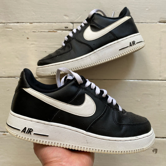 Nike Air Force 1 Black and White (UK 7)