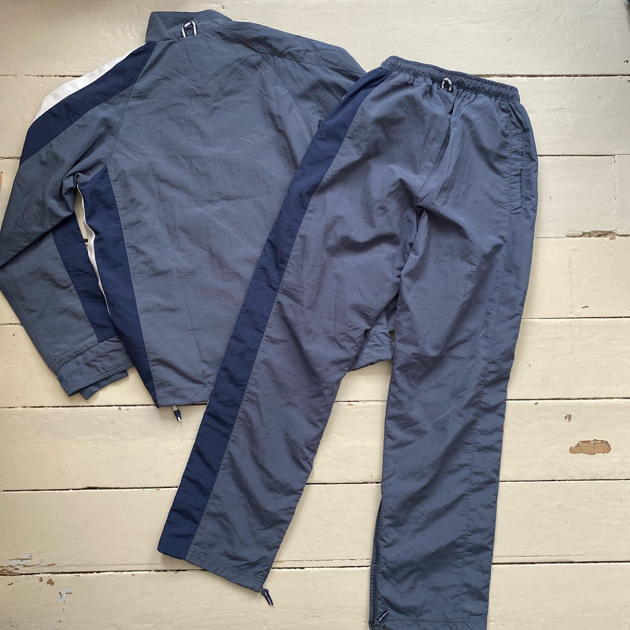 Nike Hexi Logo Vintage Blue Tracksuit (Small both)