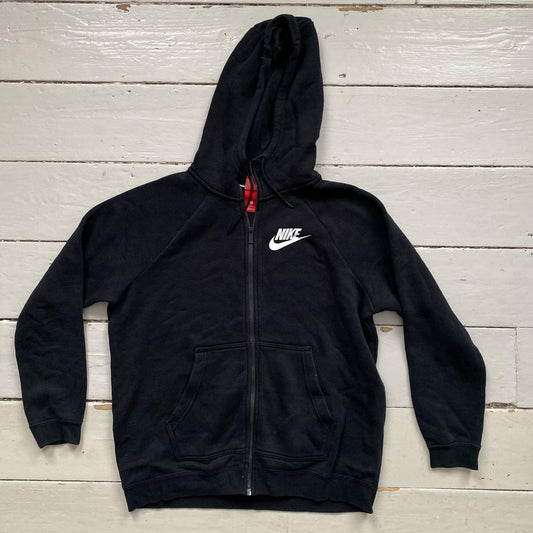 Nike Swoosh Black Hoodie (Large)