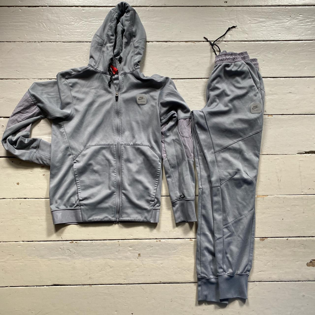 Nike Air Max Grey Tracksuit (Small)