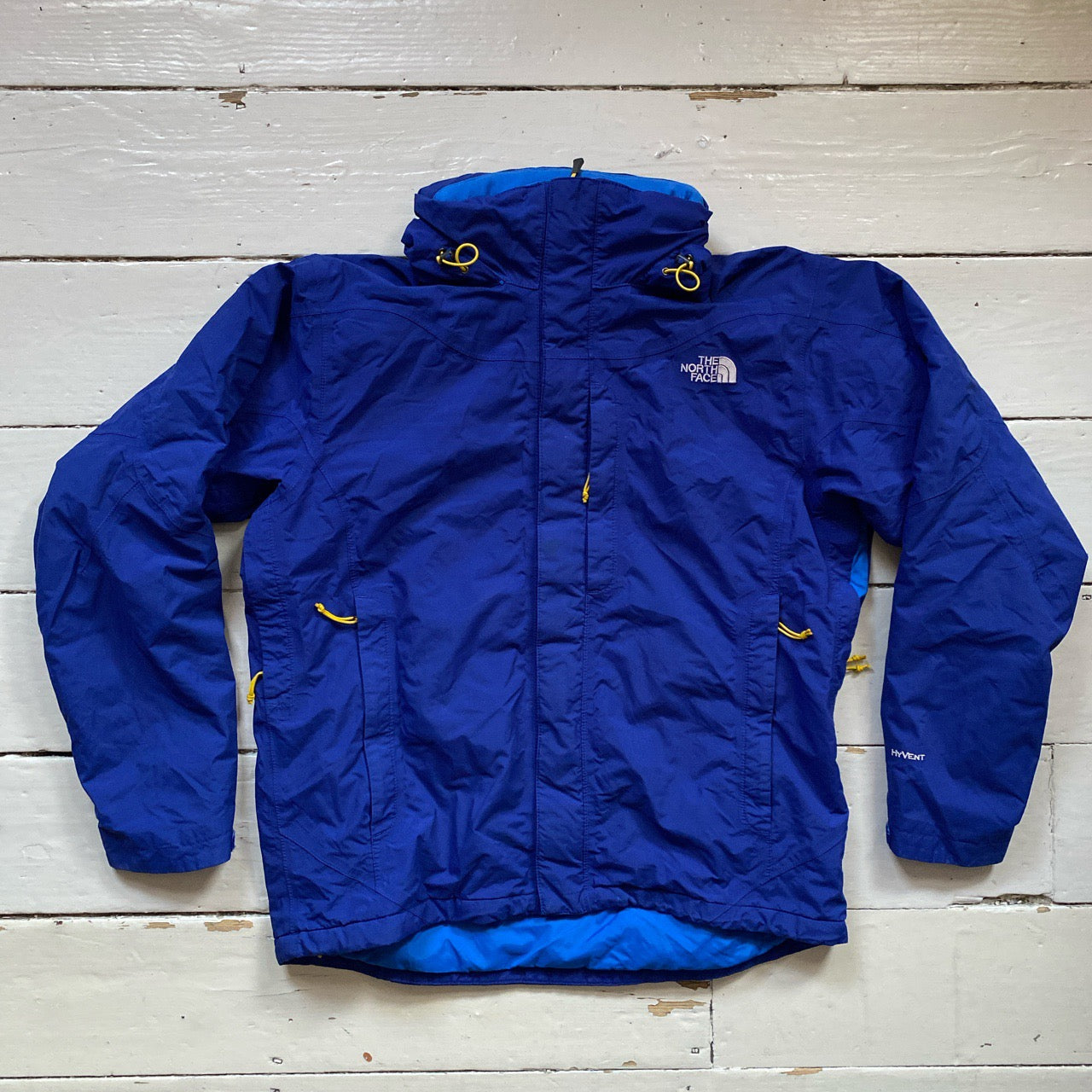The North Face Hyvent Blue Jacket (Large)