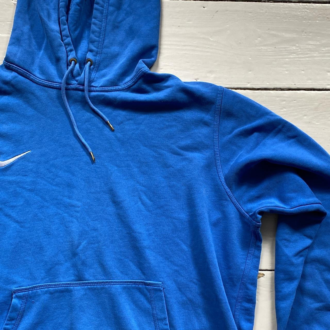 Nike Swoosh Blue Hoodie (XL)