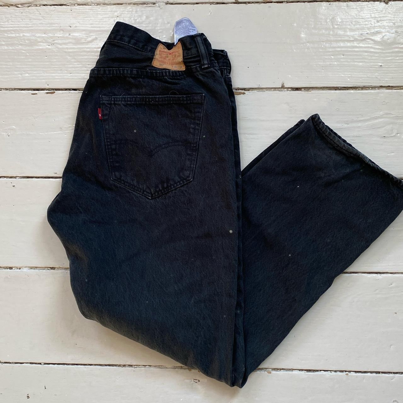 Levis 501 Black Jeans (36/30)