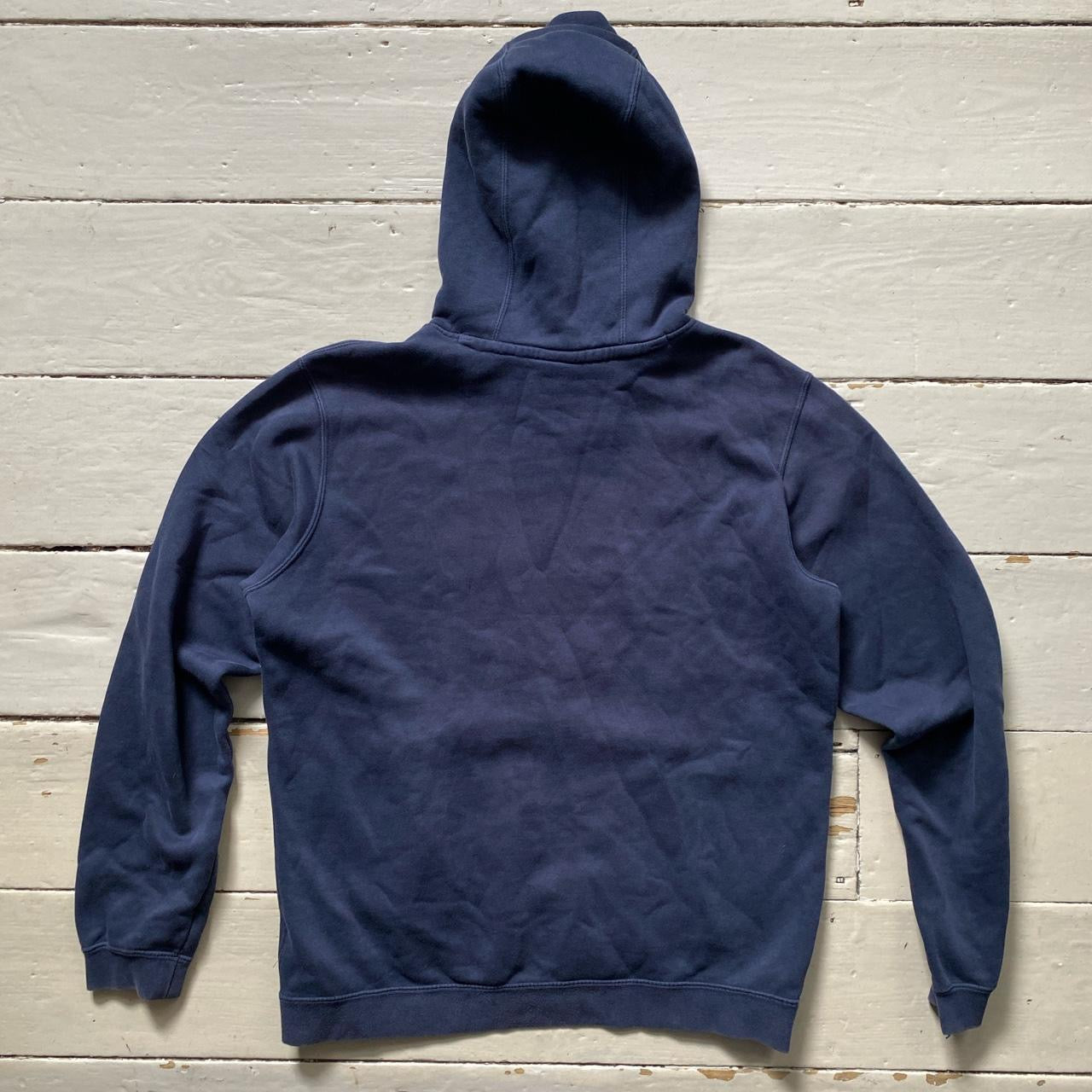 Nike Club Stitch Navy Hoodie (Medium)