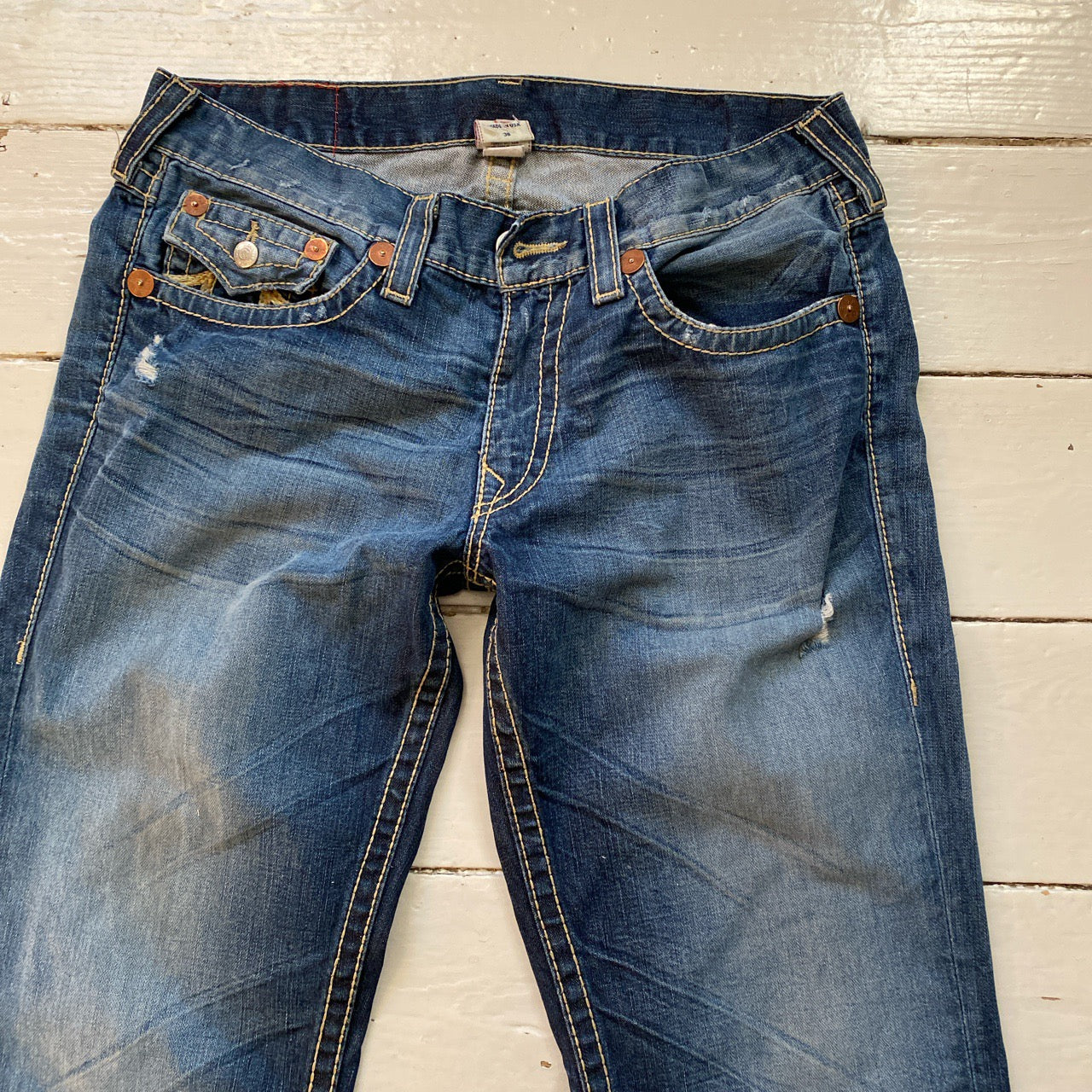 True Religion Rainbow Ricky Jeans (36/32)