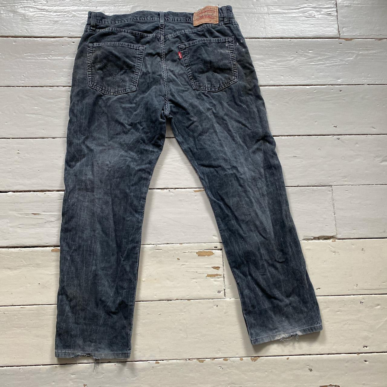 Levis 758 Grey Corduroy Jeans (36/29)