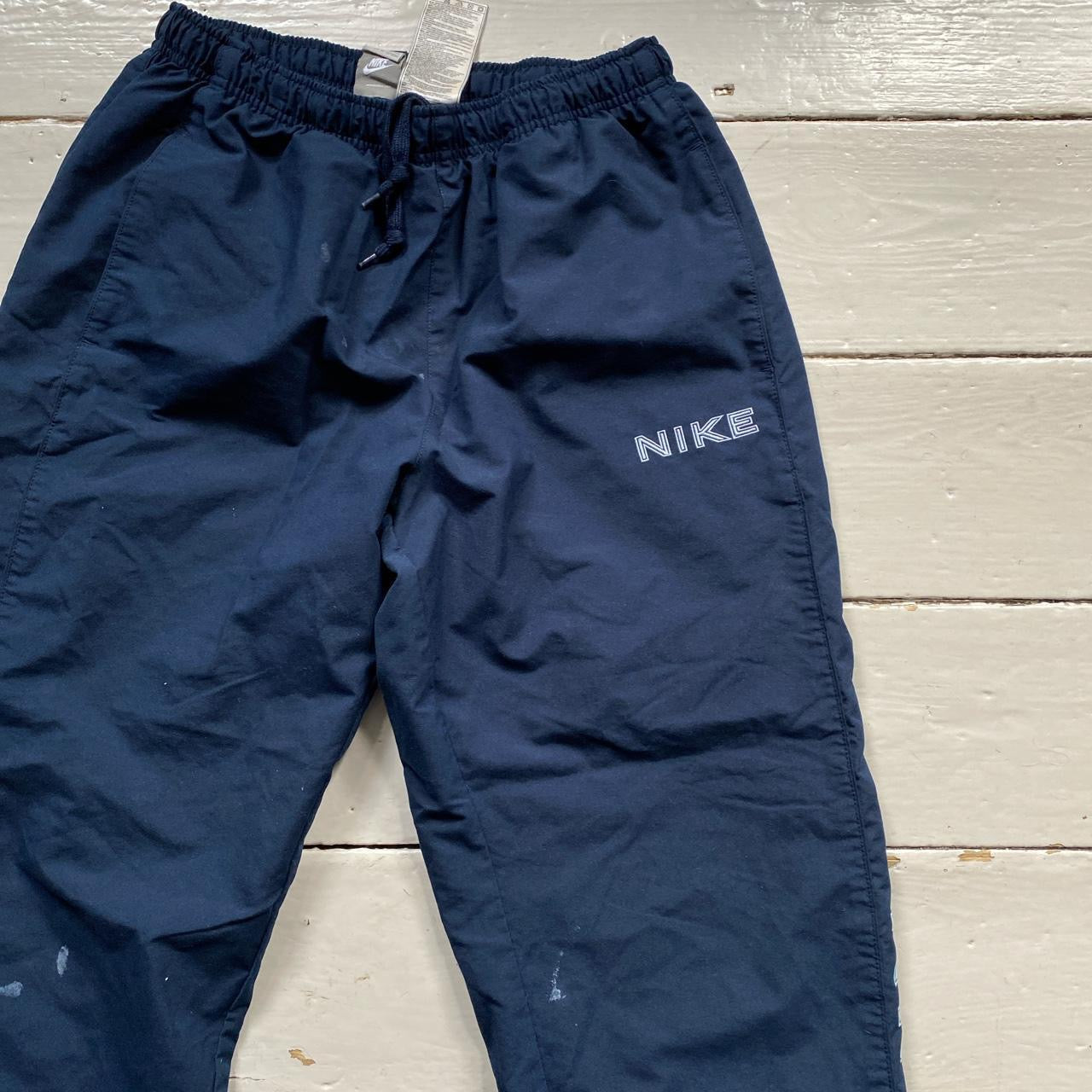 Nike Vintage Spellout Navy Shell bottoms (Medium)