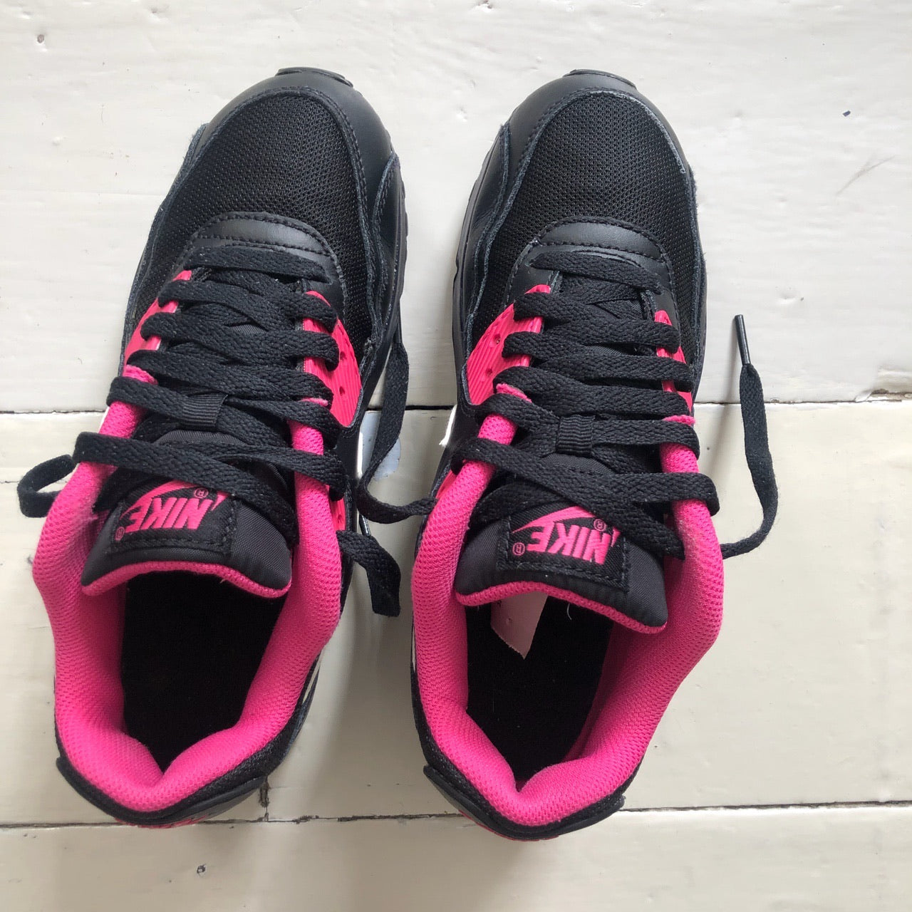 Nike Air Max 90 Black Pink White (UK 5)