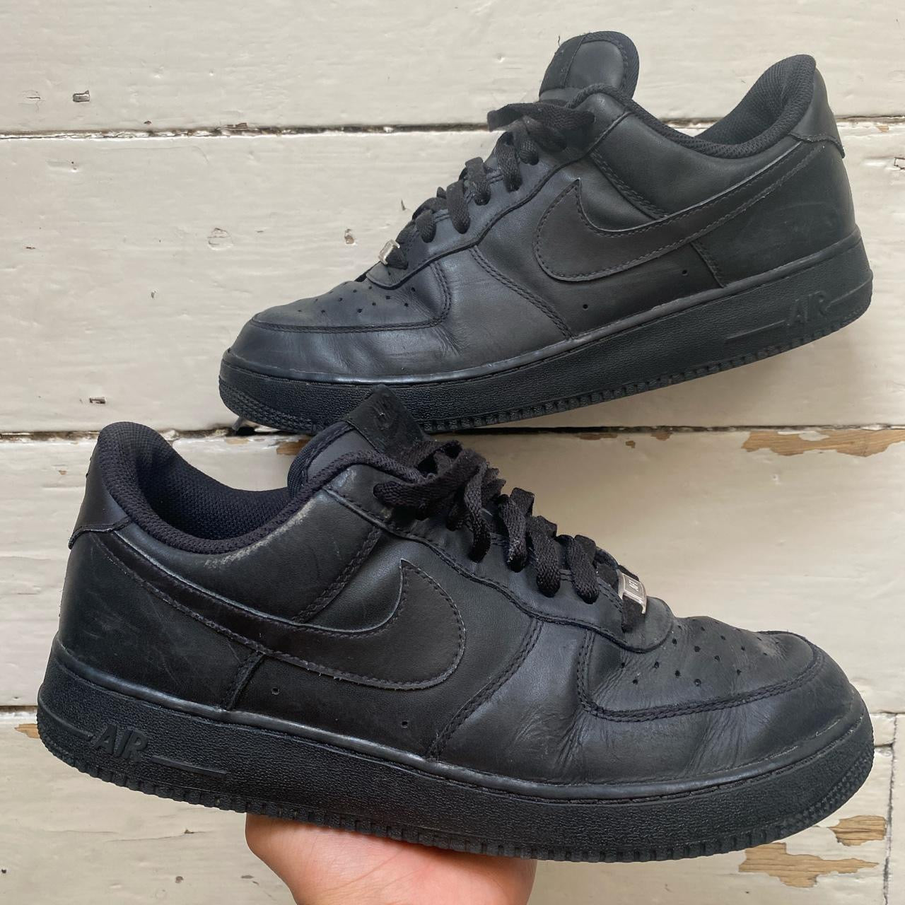 Nike Air Force 1 Black (UK 10)