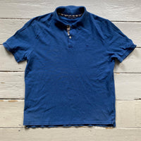Aquascutum Blue Polo Shirt (XXL)