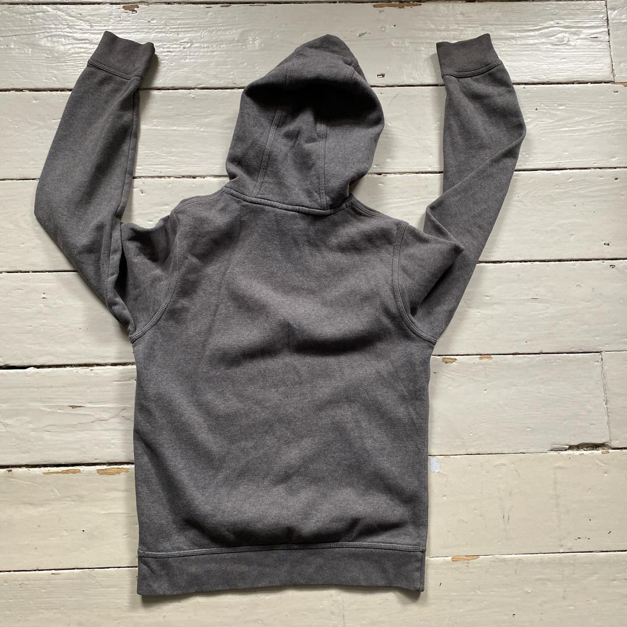 Nike Swoosh Grey Hoodie (Small)