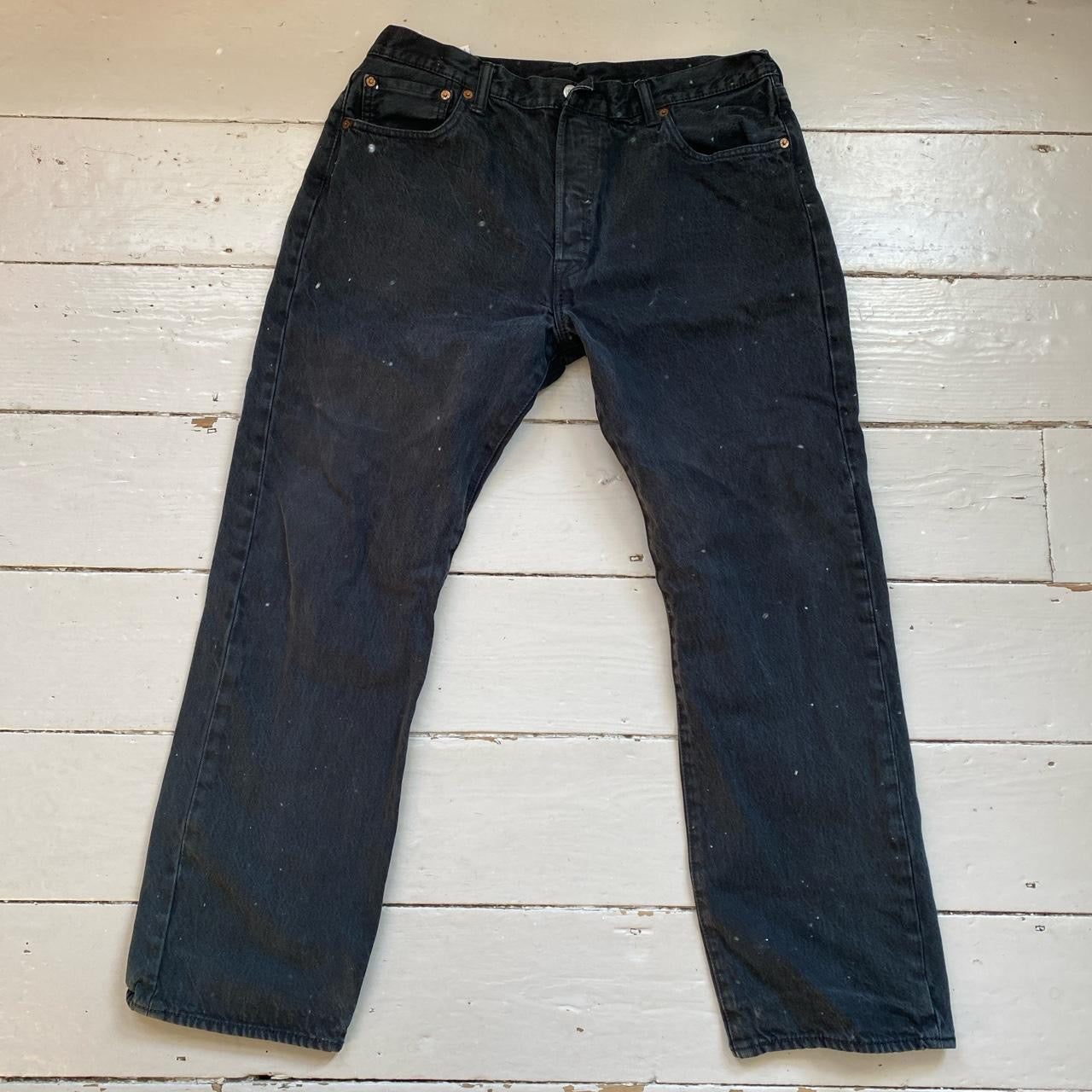 Levis 501 Black Jeans (36/30)