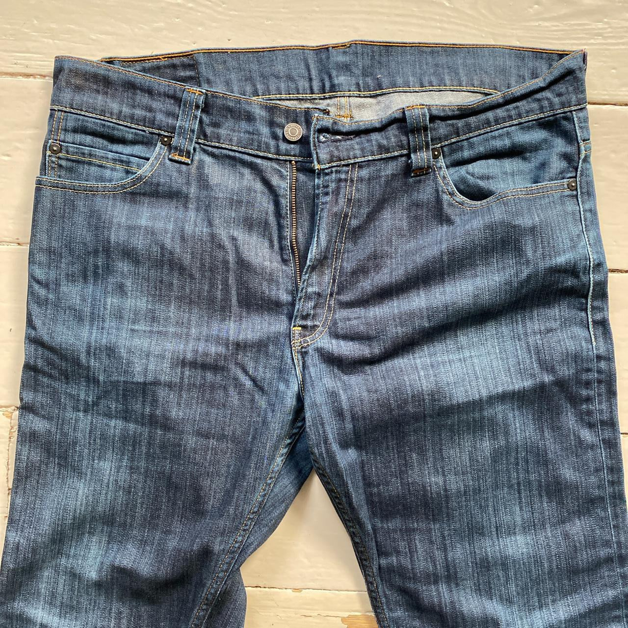 Levis 506 Navy Jeans (38/30)