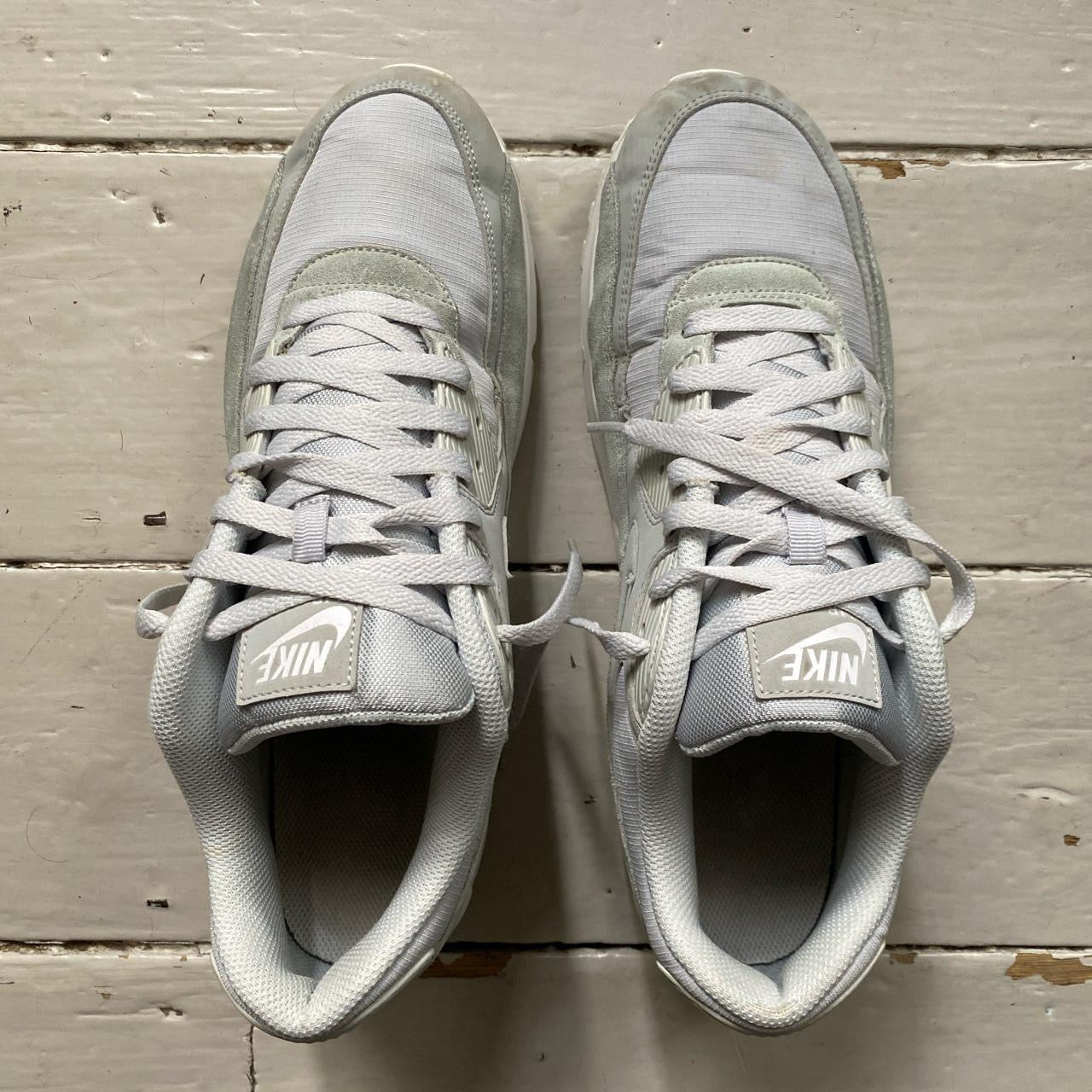 Nike Air Max 90 Grey and White (UK 12)