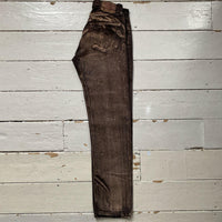 Levis 501 Brown Acid Wash Jeans (32/34)