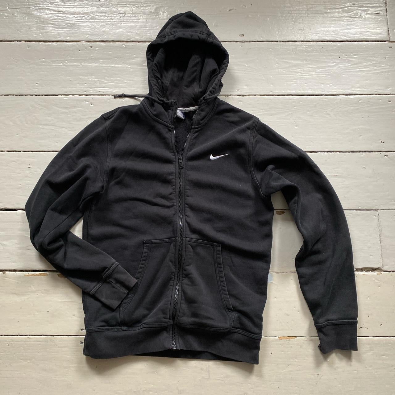 Nike Swoosh Black Hoodie (Medium)