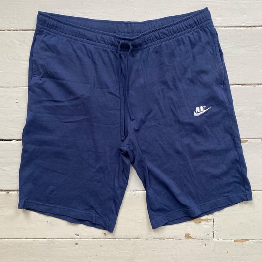 Nike Swoosh Navy Shorts (XXL)