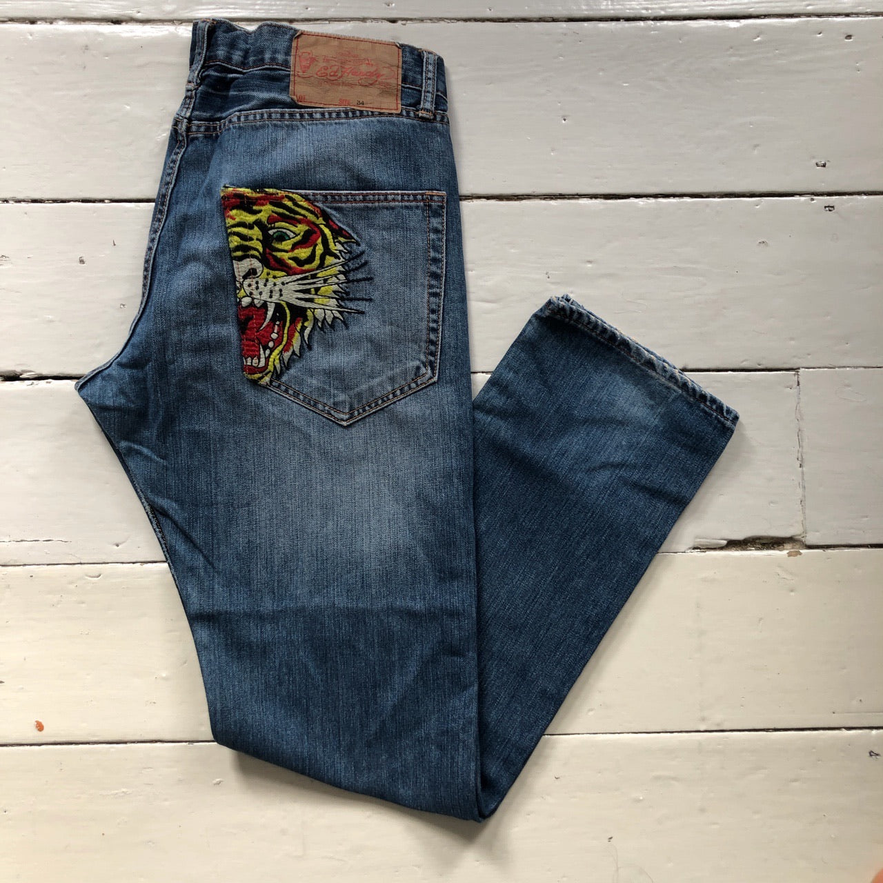 Ed Hardy Vintage Tiger Jeans (34/34)