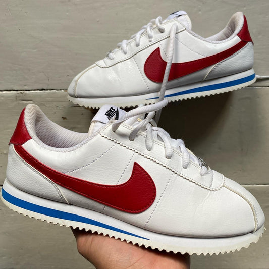 Nike Cortez Classic White Red Blue (UK 6)