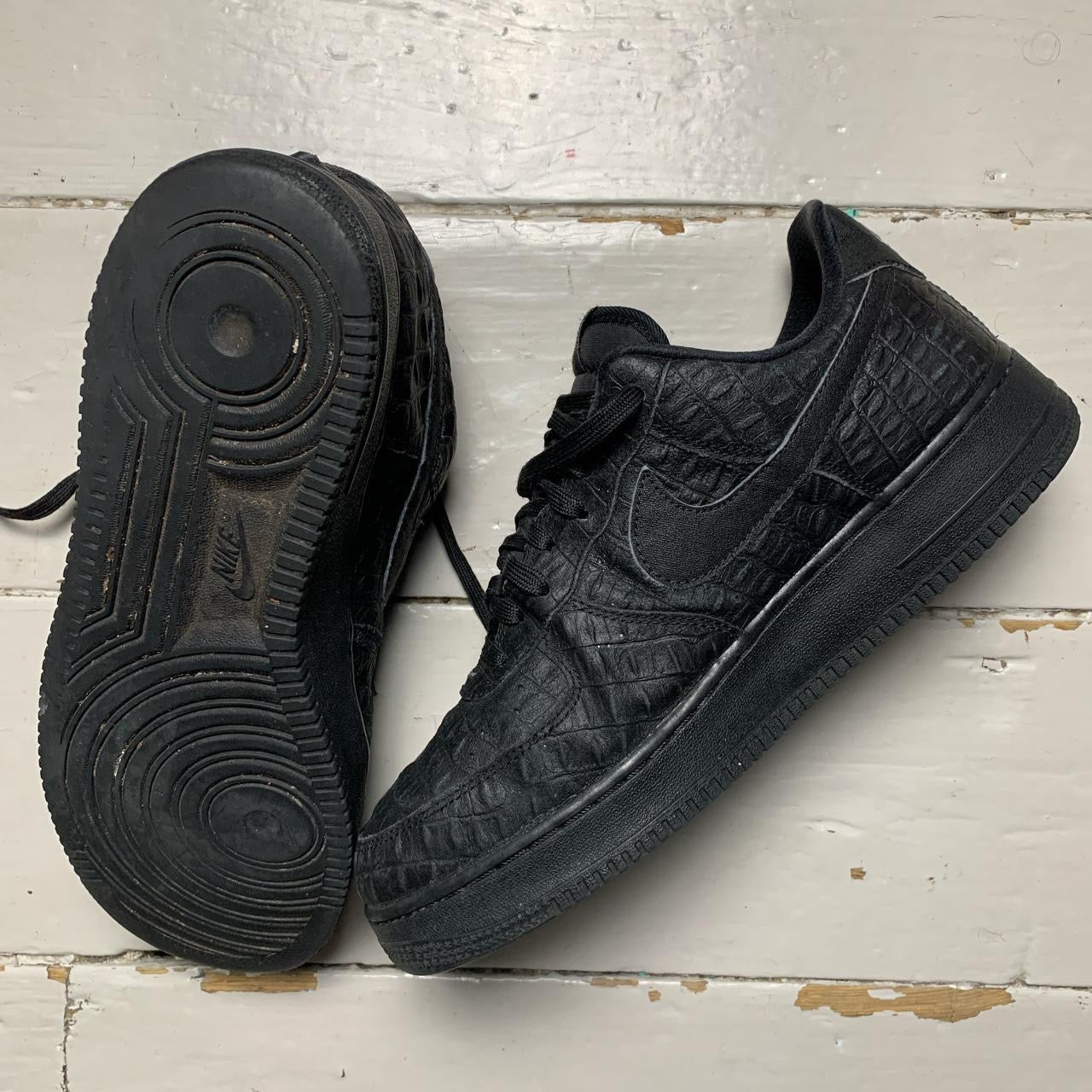 Nike Air Force 1 Black Snakeskin (UK 10)