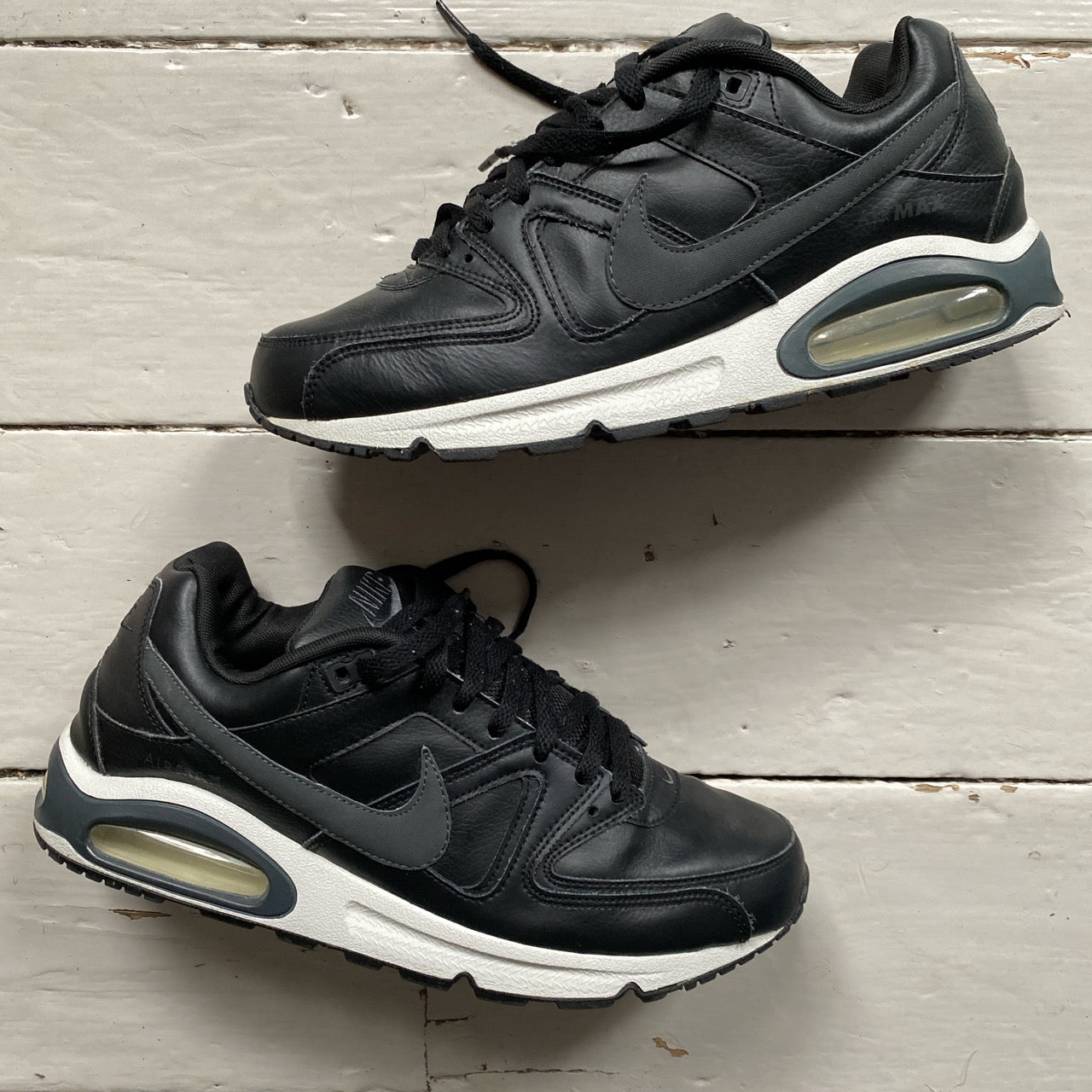 Nike Air Max Command Black and White (UK 10.5)