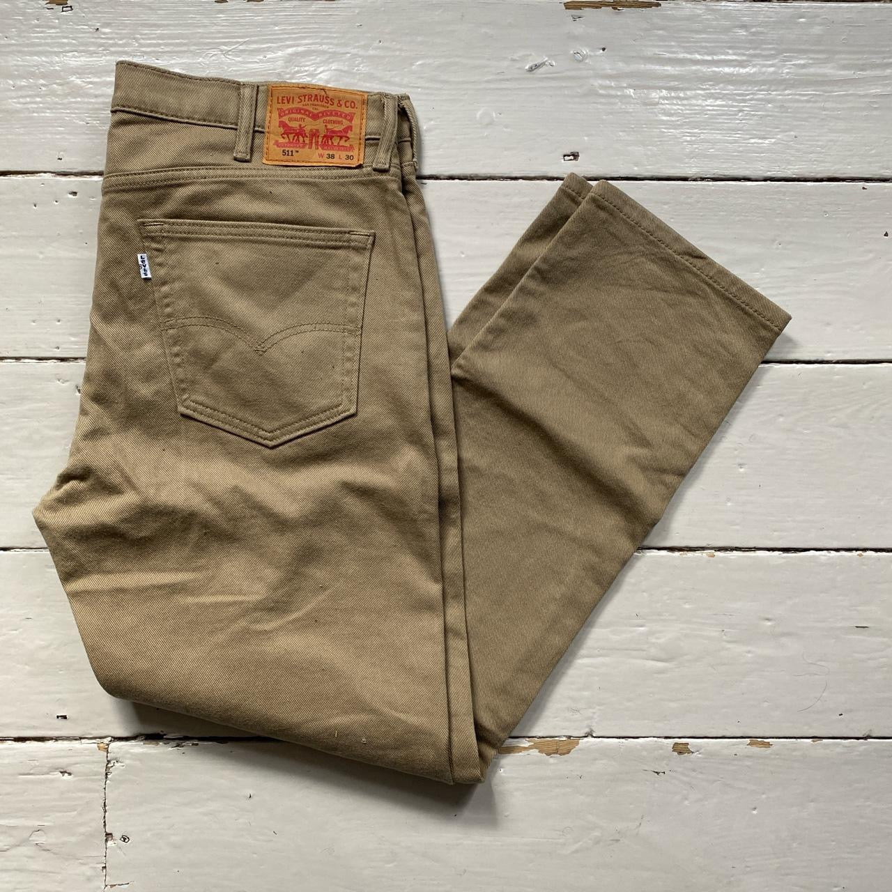 Levis 511 Khaki Jeans (38/30)