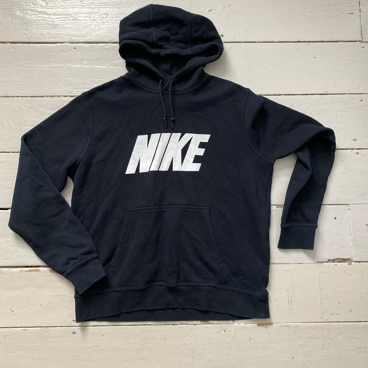 Nike Club Black Hoodie (Large)