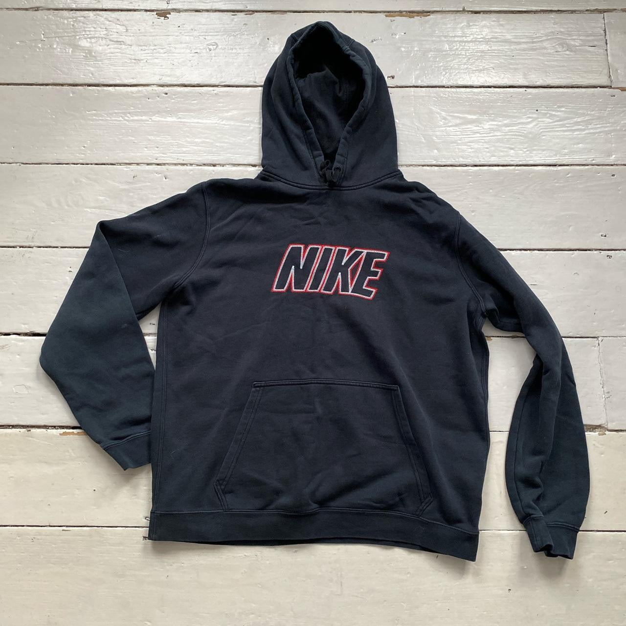 Nike Club Stitch Black Hoodie (Large)