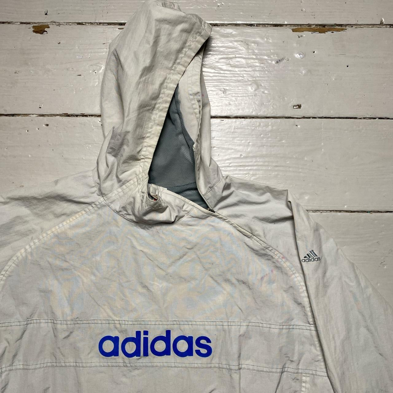 Adidas Vintage Shell Jacket Cream (Large)