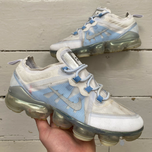 Nike Vapormax 2019 White Blue (UK 5.5)