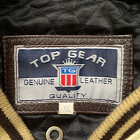 Dragon Top Gear Leather Vintage Jacket (XL)