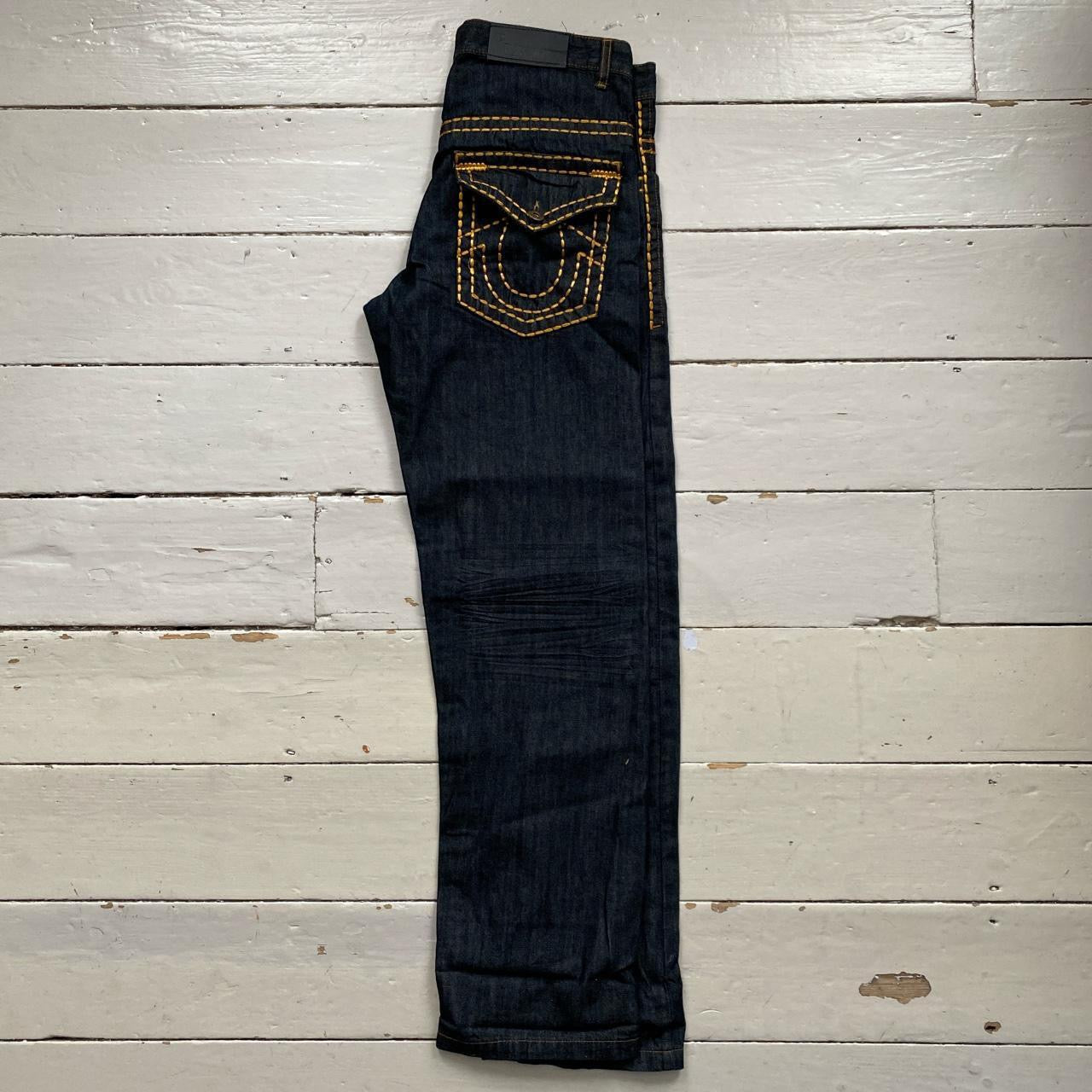 Raw Blue Big Stitch Jeans (36/36)