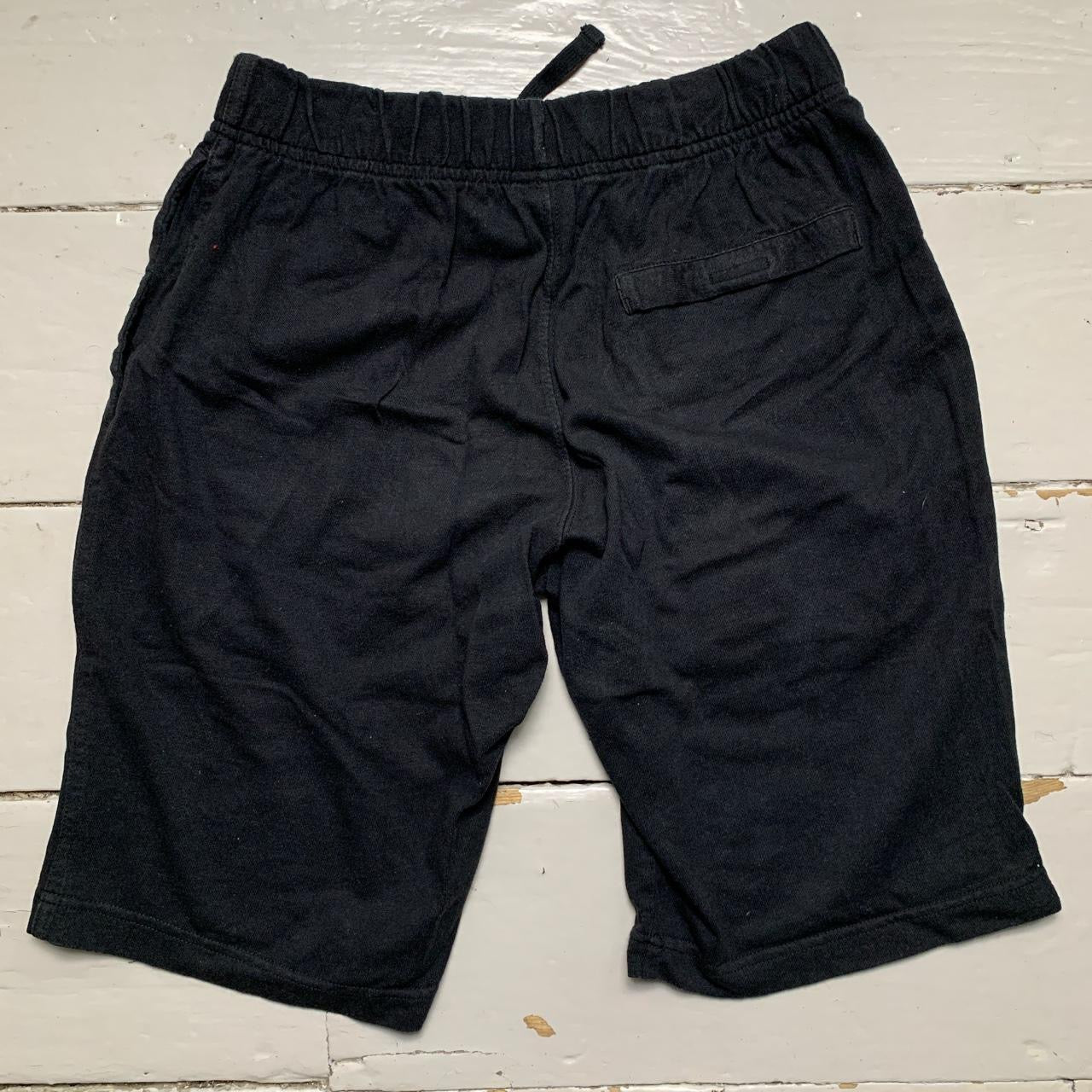 Nike Swoosh Black Shorts (Small)