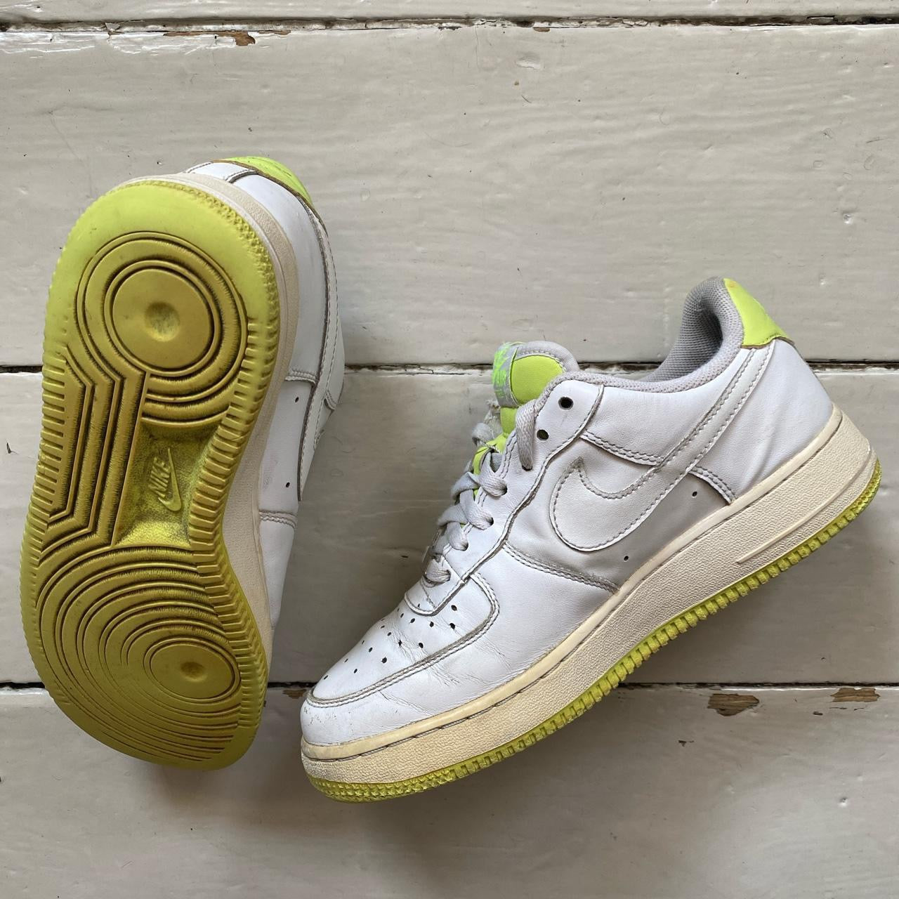 Nike Air Force 1 Neon White (UK 6)