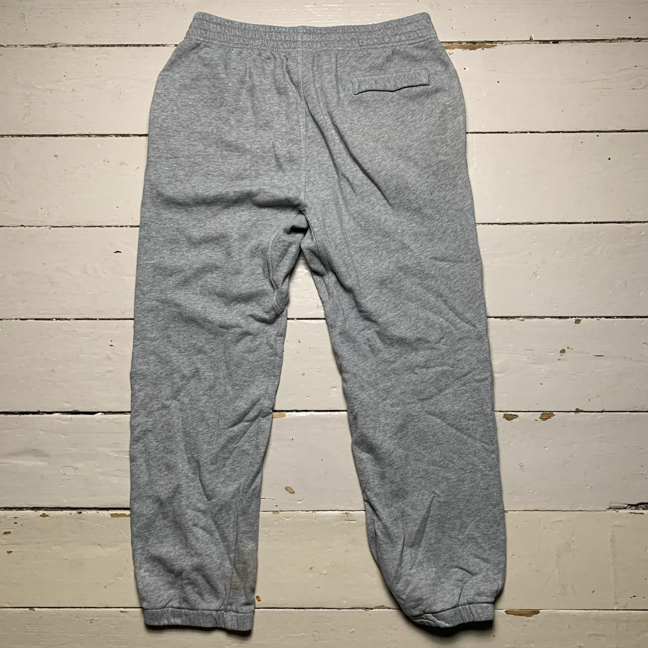 Nike Swoosh Joggers Grey and White (Large)