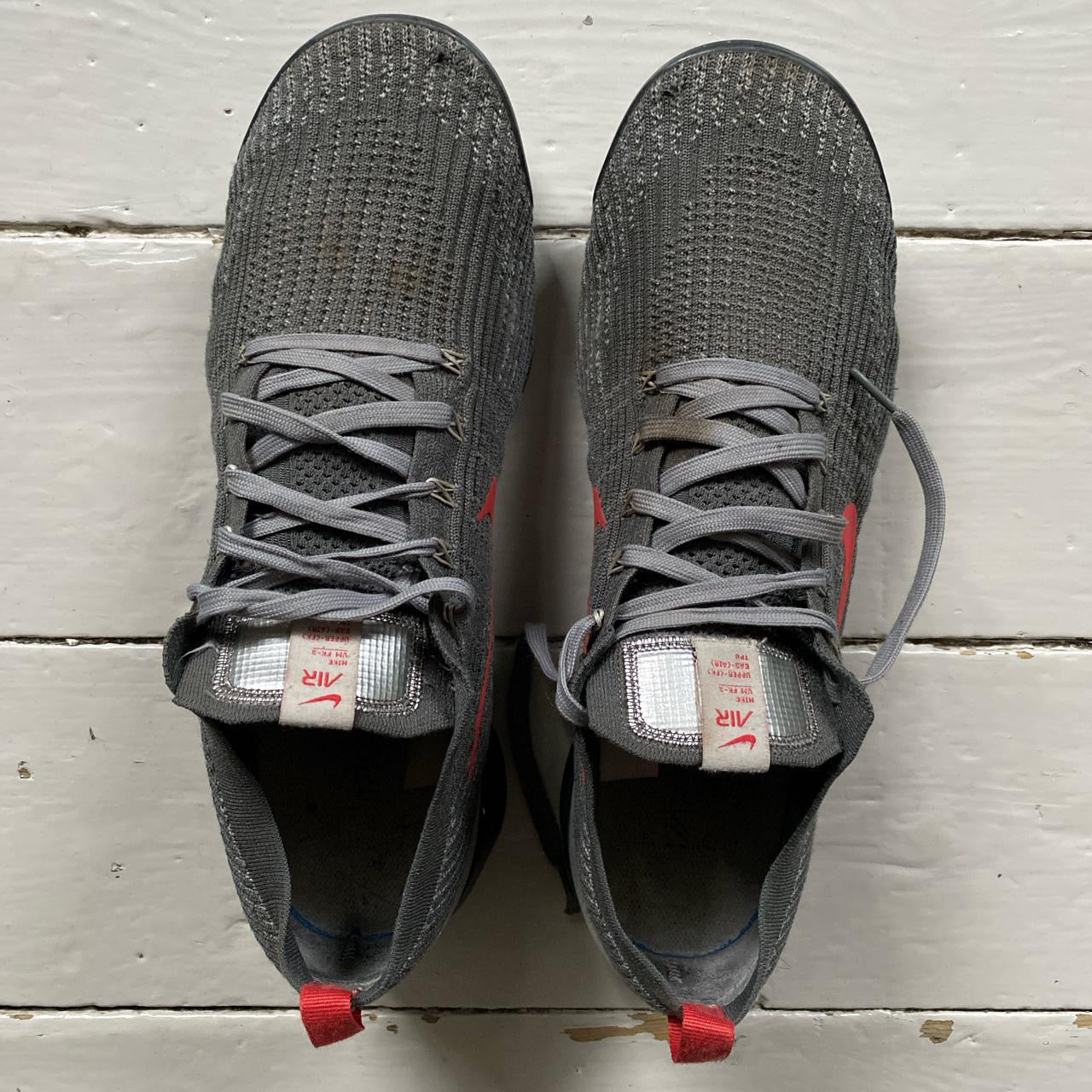 Nike Vapormax Grey and Red (UK 14)