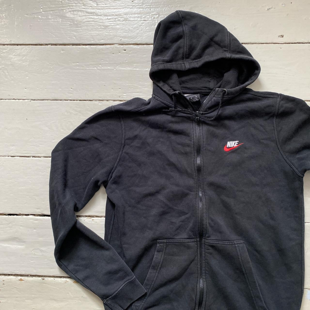 Nike Swoosh Black Hoodie (Medium)