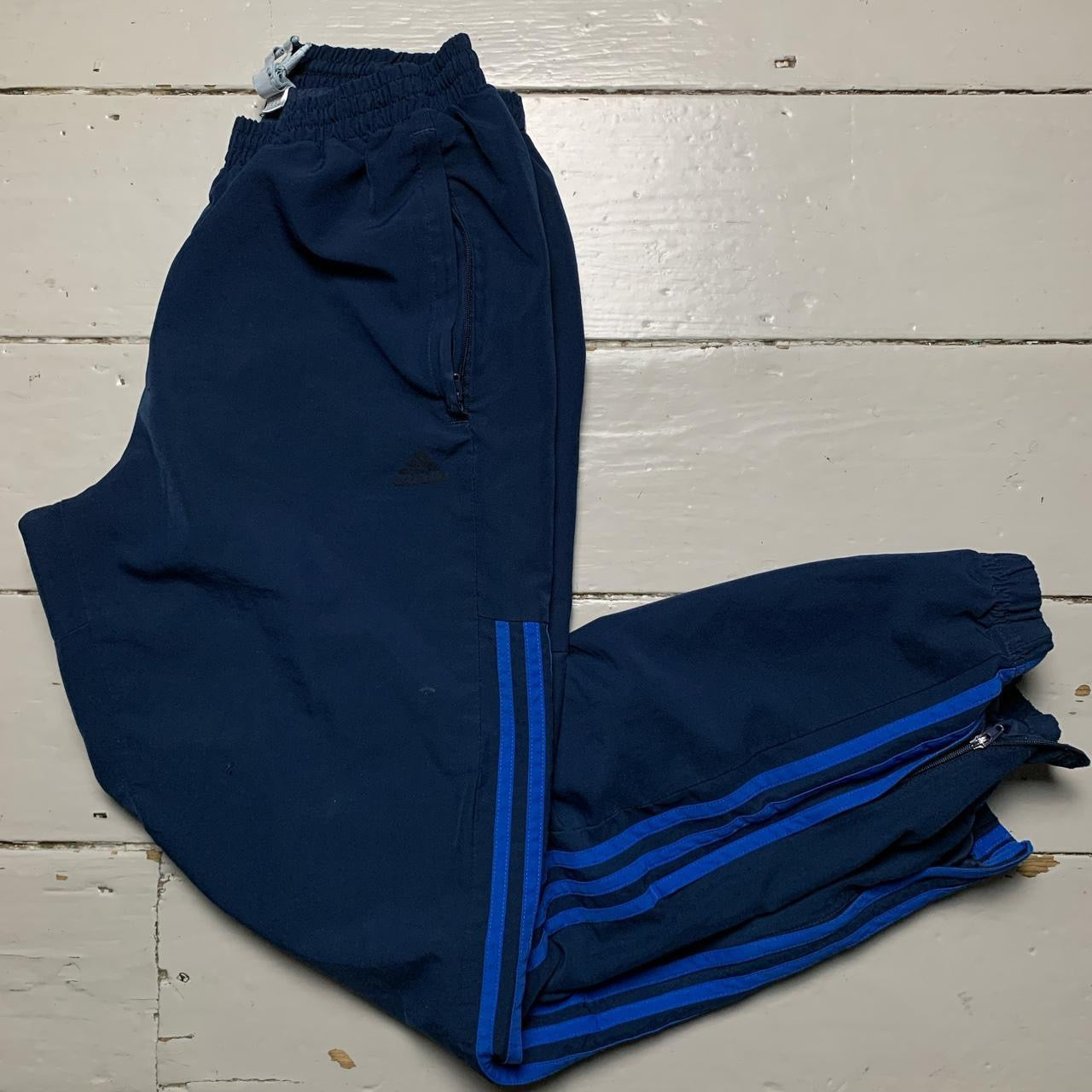 Adidas Baggy Shell Bottoms Navy (Small)