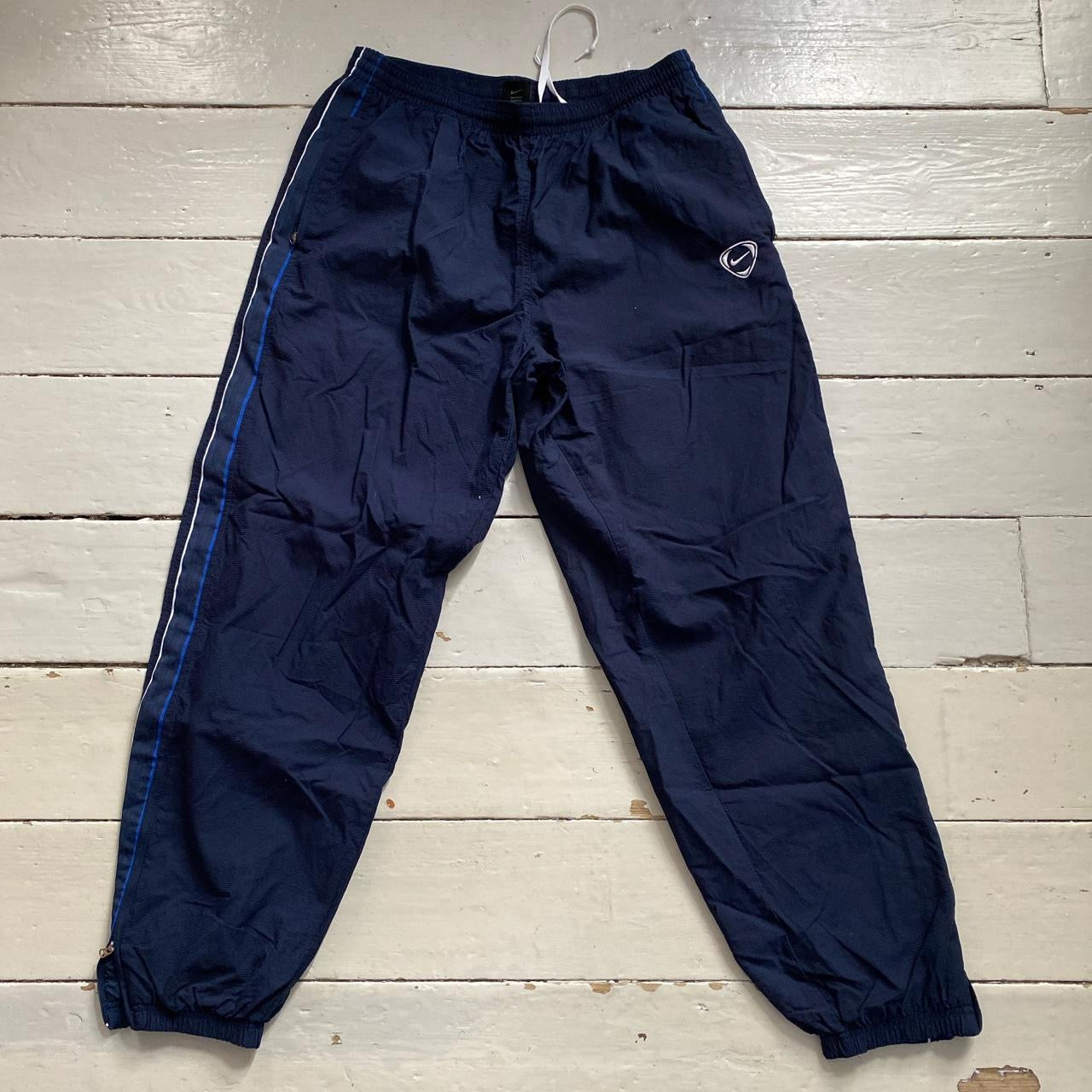 Nike Vintage Navy Shell Bottoms (XL)