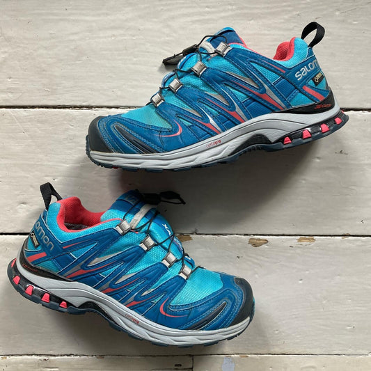 Salomon XA Pro Blue and Pink (UK 6.5)