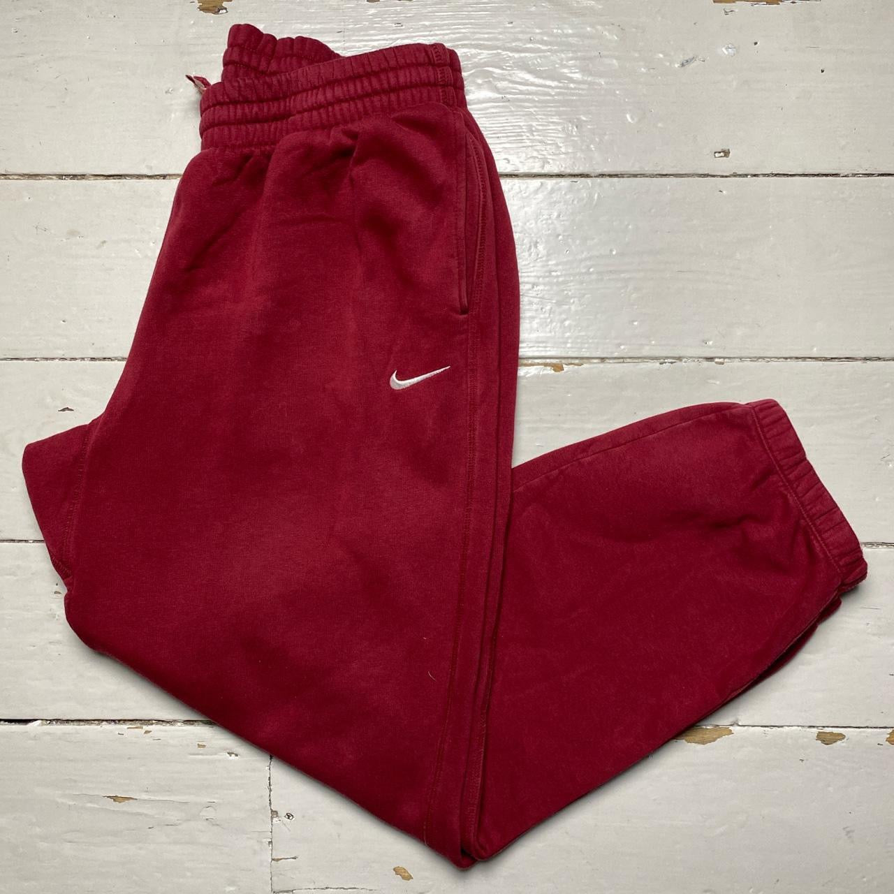 Nike Vintage Swoosh Joggers Burgundy (XXL)