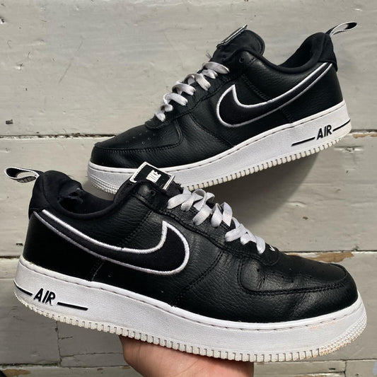 Nike Air Force 1 Black and White (UK 8.5)