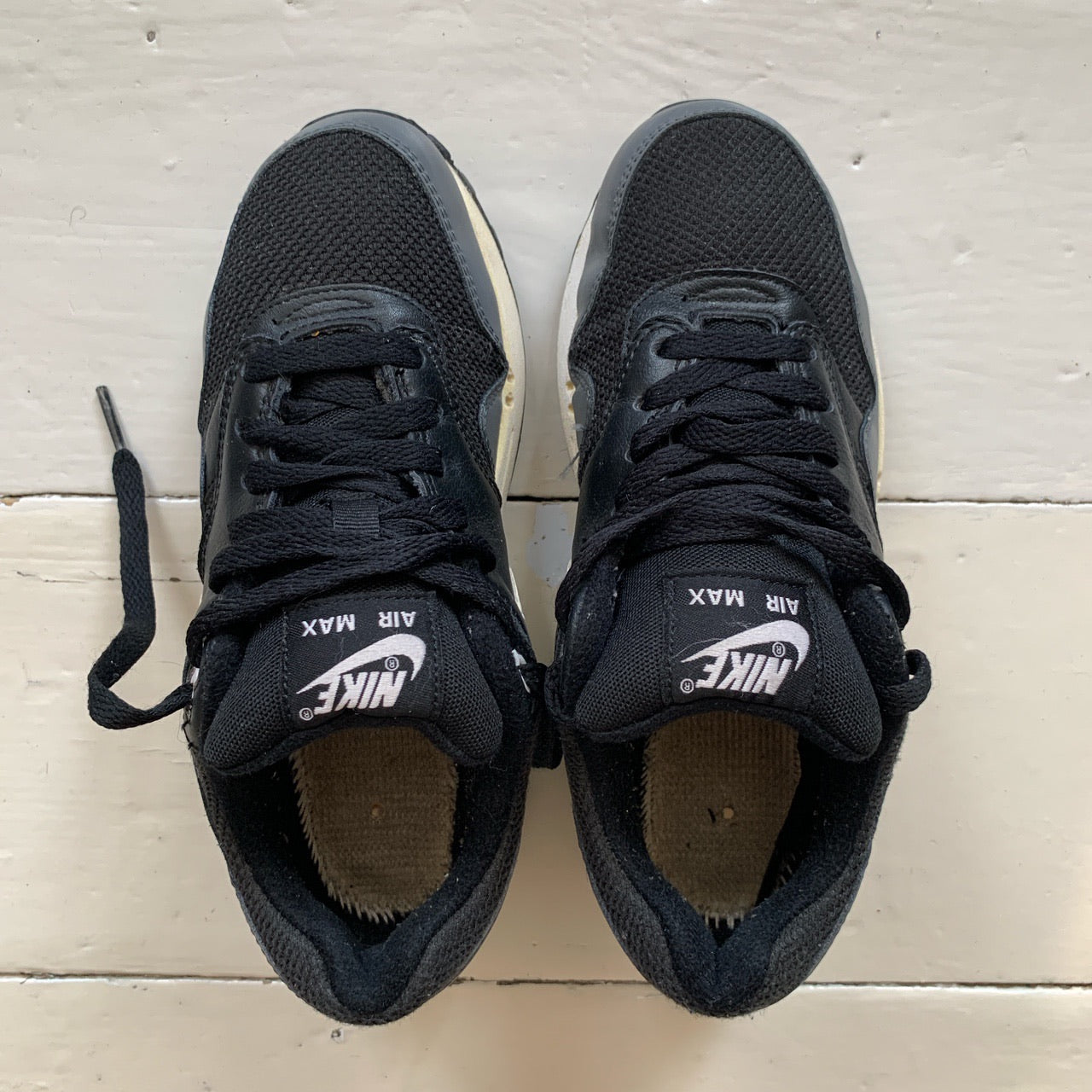 Nike Air Max 1 Black Grey (UK 3.5)