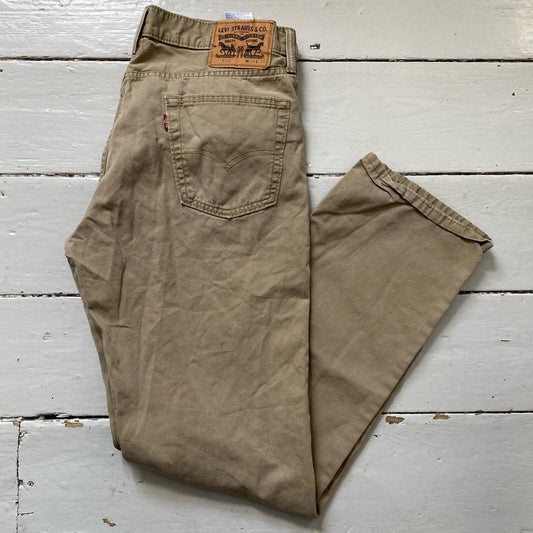 Levis 514 Khaki Jeans (34/32)