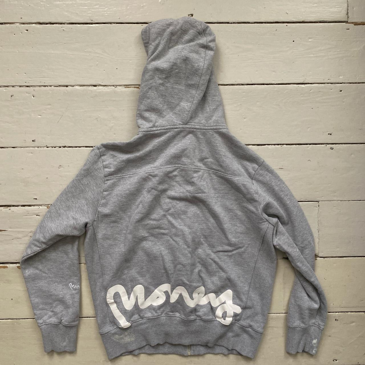 Money Clothing Grey Hoodie (fits Large)