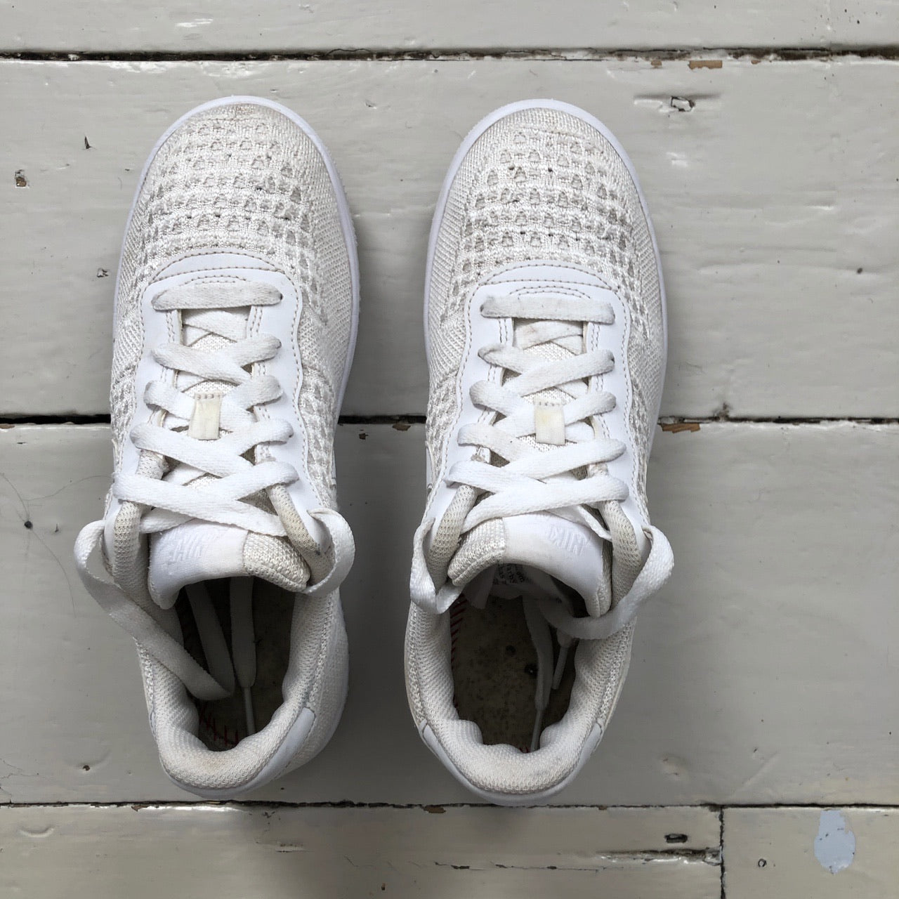 Nike Air Force 1 Flyknit White (UK 6)