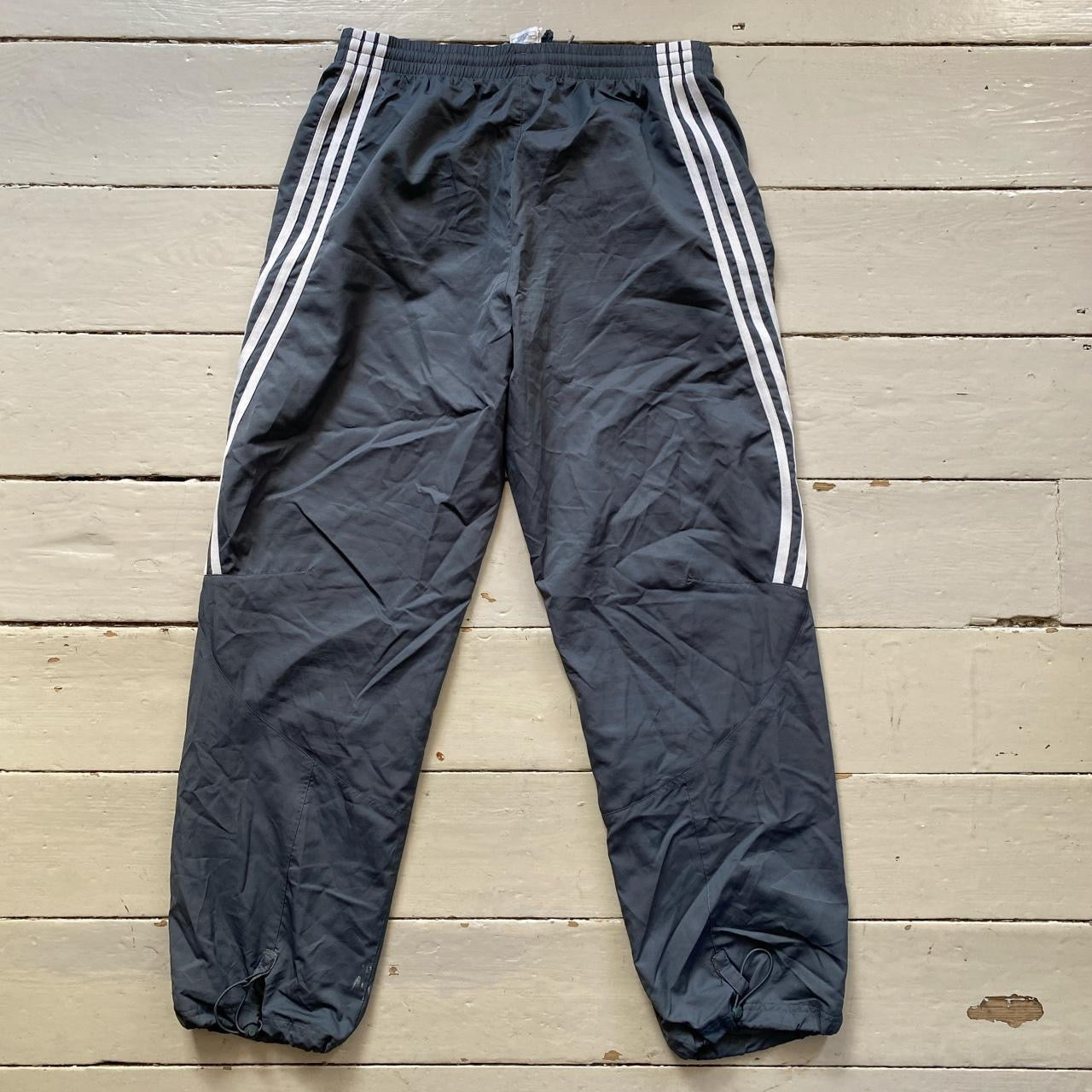 Adidas Grey Shell Bottoms (Large)