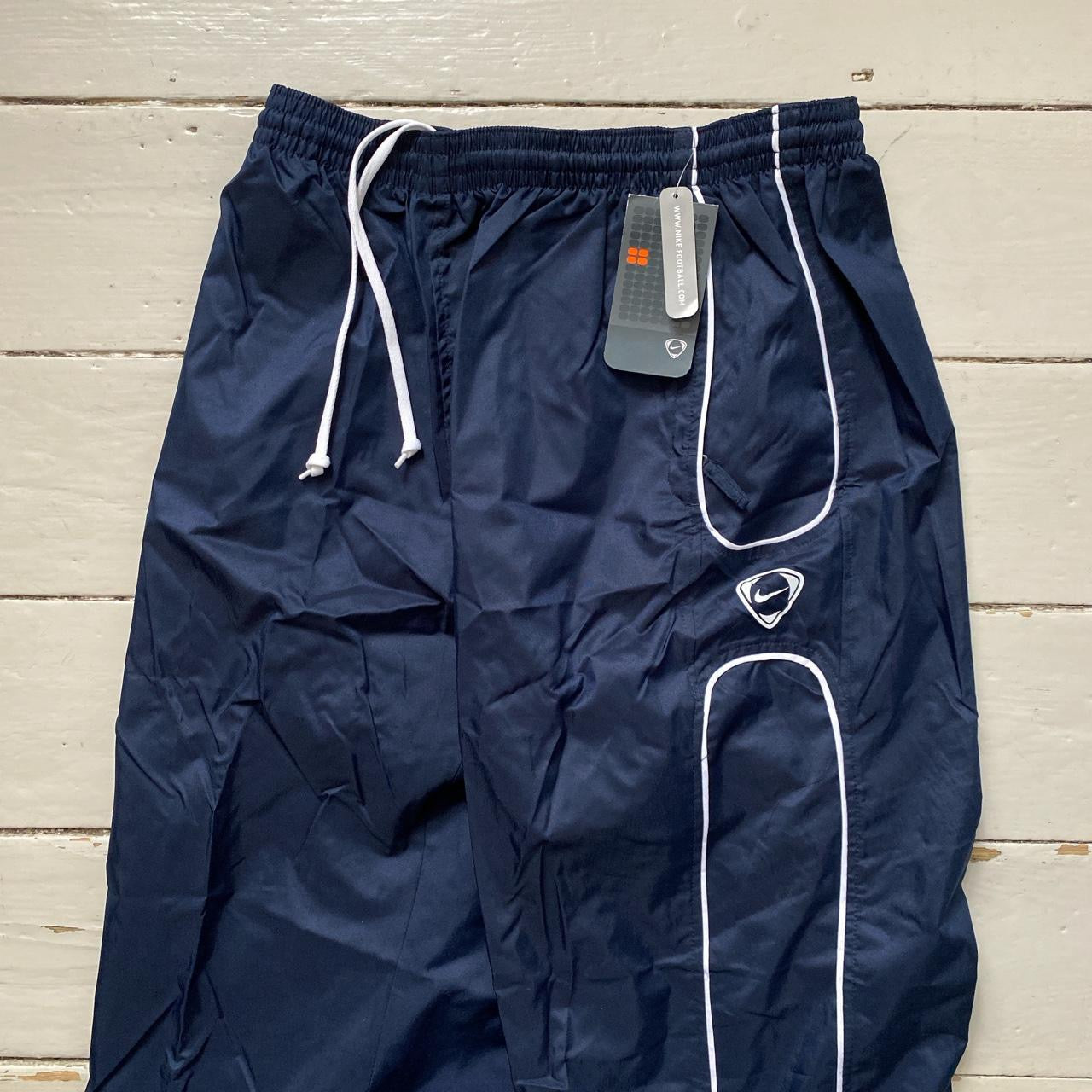Nike Vintage Navy Shell Bottoms (XXL)